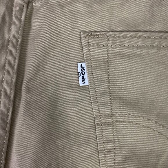 Levi's 514 Regular Fit Straight Leg Pants Men's 29 x 32 Fit 30.5 x 31 Khaki - Picture 8 of 15